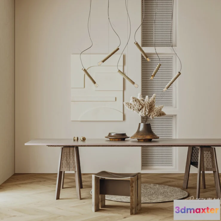 1250264 - 3D SCENES - WABI SABI STYLE - VRAY  CORONA - 3D MODEL - 6256