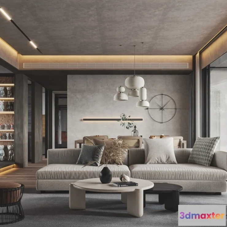 1250266 - 3D SCENES - WABI SABI STYLE - VRAY  CORONA - 3D MODEL - 6257