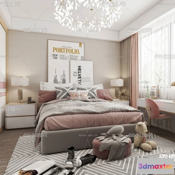 1110100 - Children Room 3D Scenes - 0326