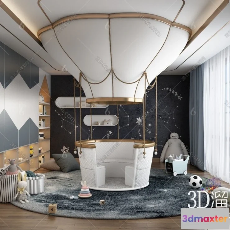 1110176 - Children Room 3D Scenes - 0364