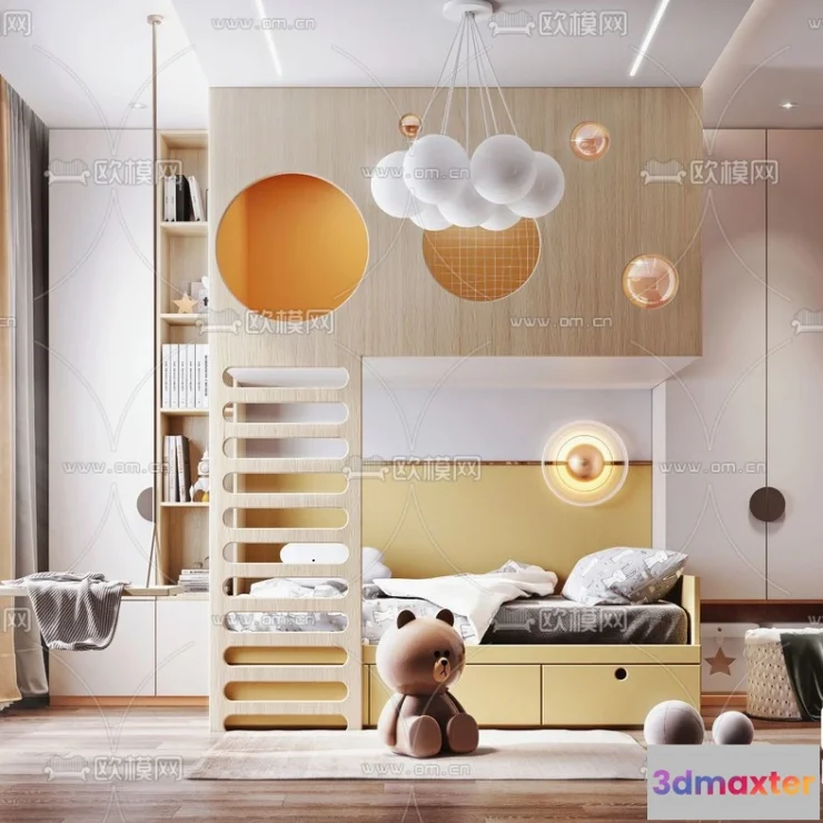 1110250 - Children Room 3D Scenes - 0401