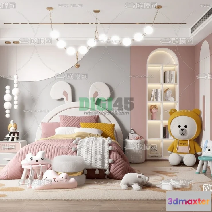 1111826 - Children Room 3D Scenes - 1188