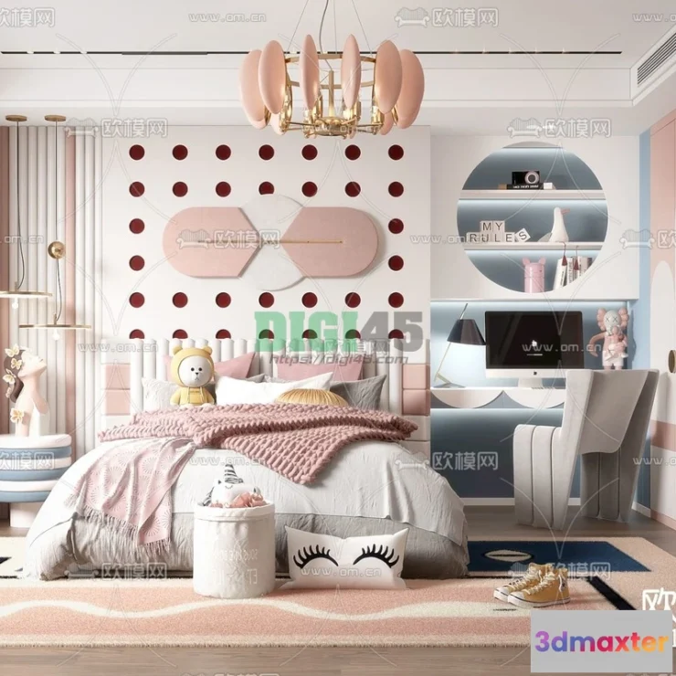 1111838 - Children Room 3D Scenes - 1194