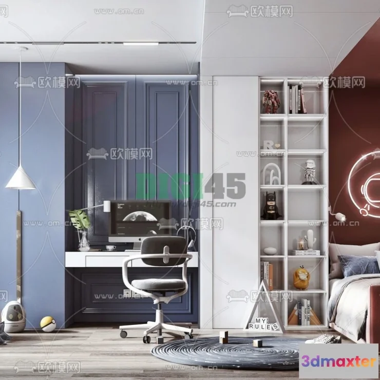 1111840 - Children Room 3D Scenes - 1195