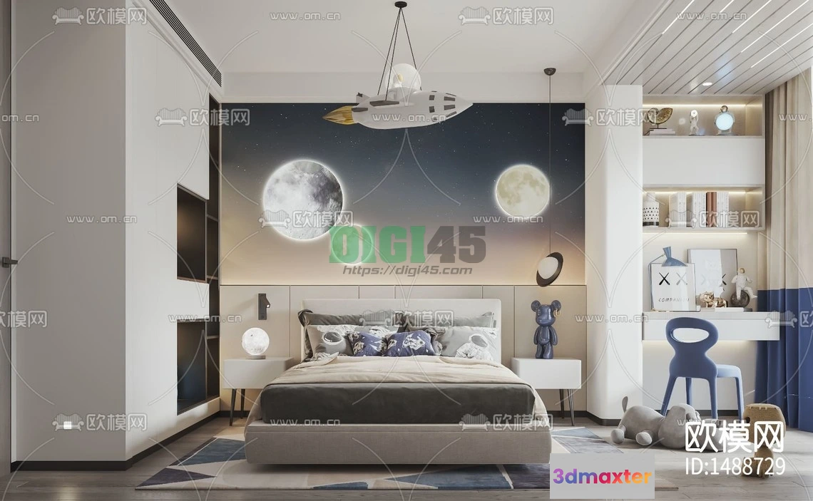 1111896 - Children Room 3D Scenes - 1223