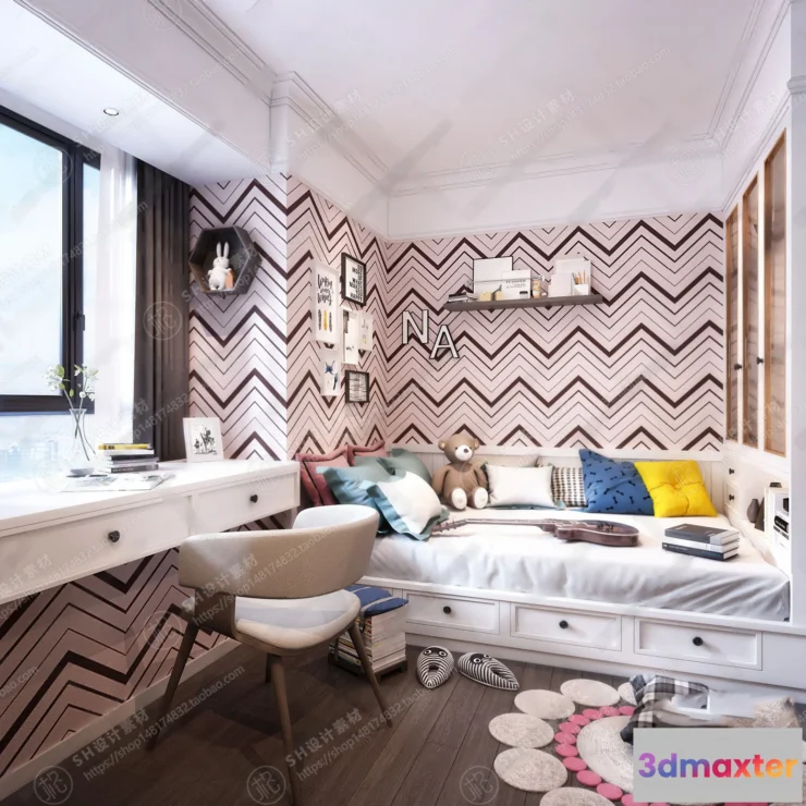 1114800 - CHILDREN ROOM 3D SCENES - VRAY RENDER - 03