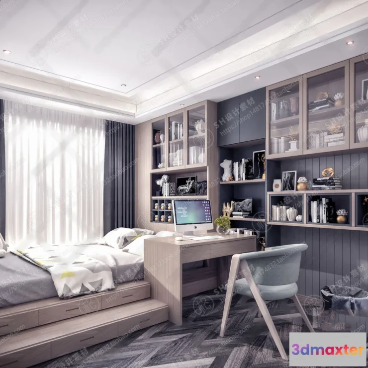 1114802 - CHILDREN ROOM 3D SCENES - VRAY RENDER - 04