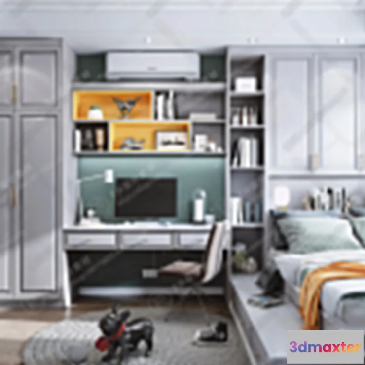 1114834 - CHILDREN ROOM 3D SCENES - VRAY RENDER - 20