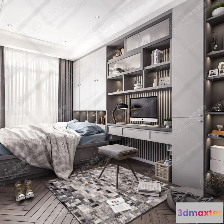 1114840 - CHILDREN ROOM 3D SCENES - VRAY RENDER - 23