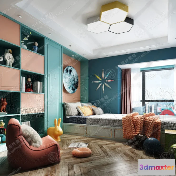 1114848 - CHILDREN ROOM 3D SCENES - VRAY RENDER - 27