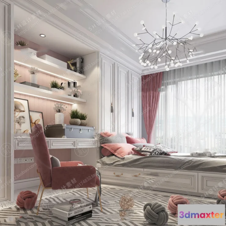 1114852 - CHILDREN ROOM 3D SCENES - VRAY RENDER - 29
