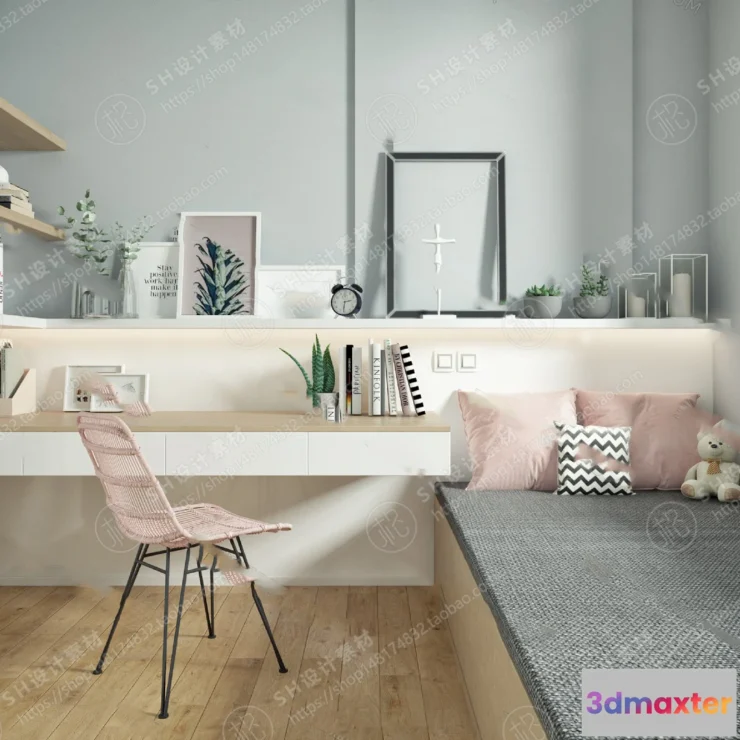 1114860 - CHILDREN ROOM 3D SCENES - VRAY RENDER - 33