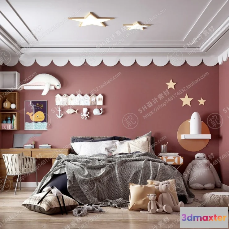 1114872 - CHILDREN ROOM 3D SCENES - VRAY RENDER - 39