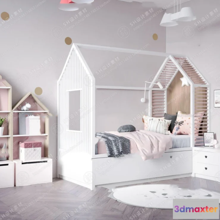 1114874 - CHILDREN ROOM 3D SCENES - VRAY RENDER - 40