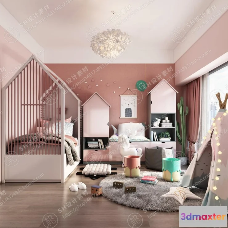 1114876 - CHILDREN ROOM 3D SCENES - VRAY RENDER - 41