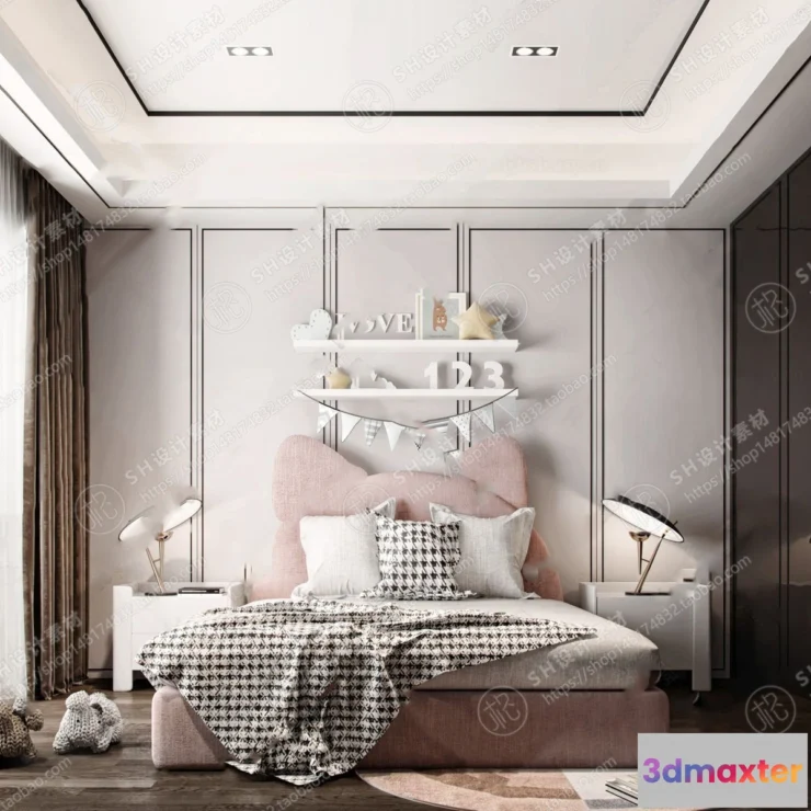 1114878 - CHILDREN ROOM 3D SCENES - VRAY RENDER - 42