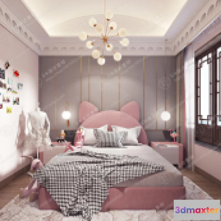 1114884 - CHILDREN ROOM 3D SCENES - VRAY RENDER - 45