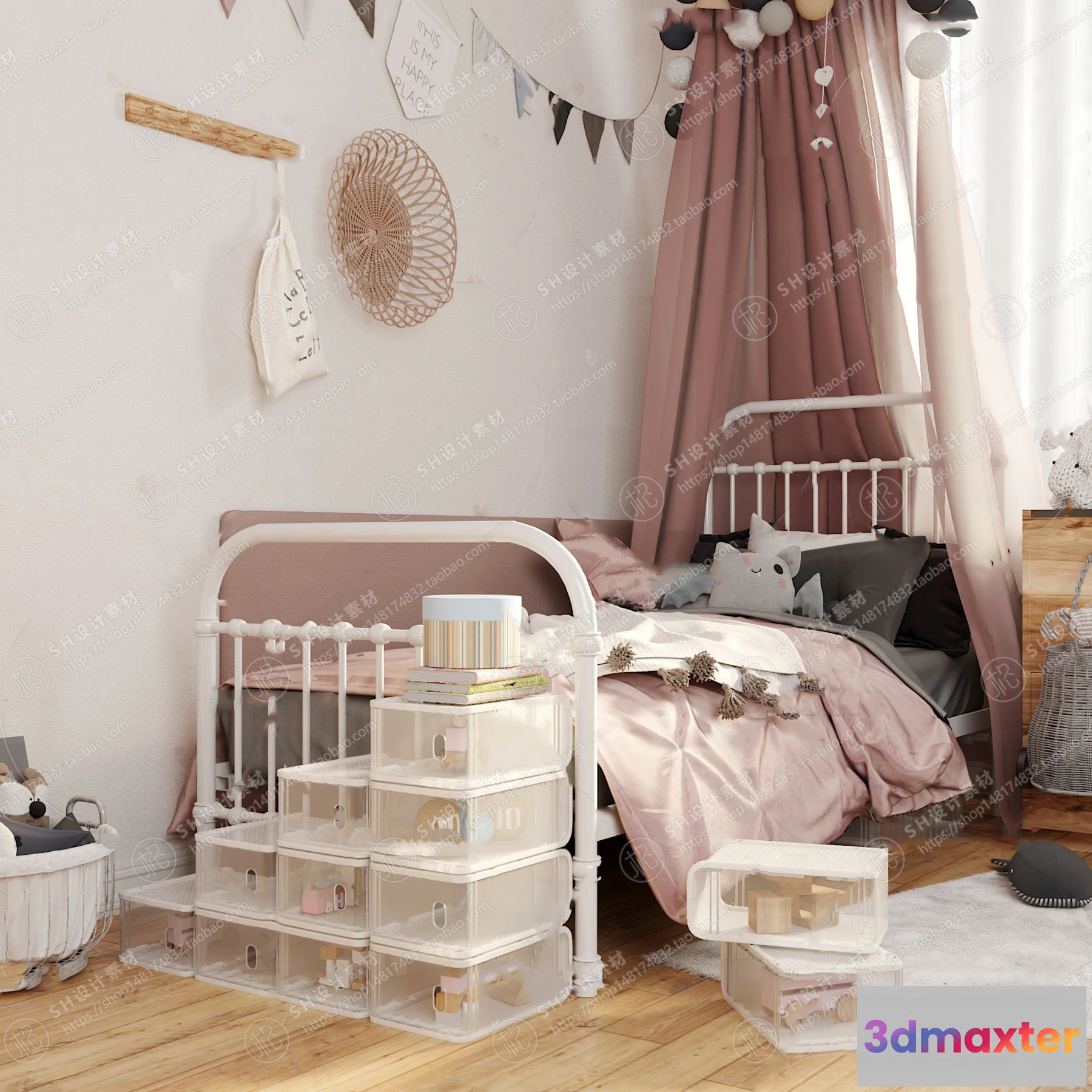 1114894 - CHILDREN ROOM 3D SCENES - VRAY RENDER - 50
