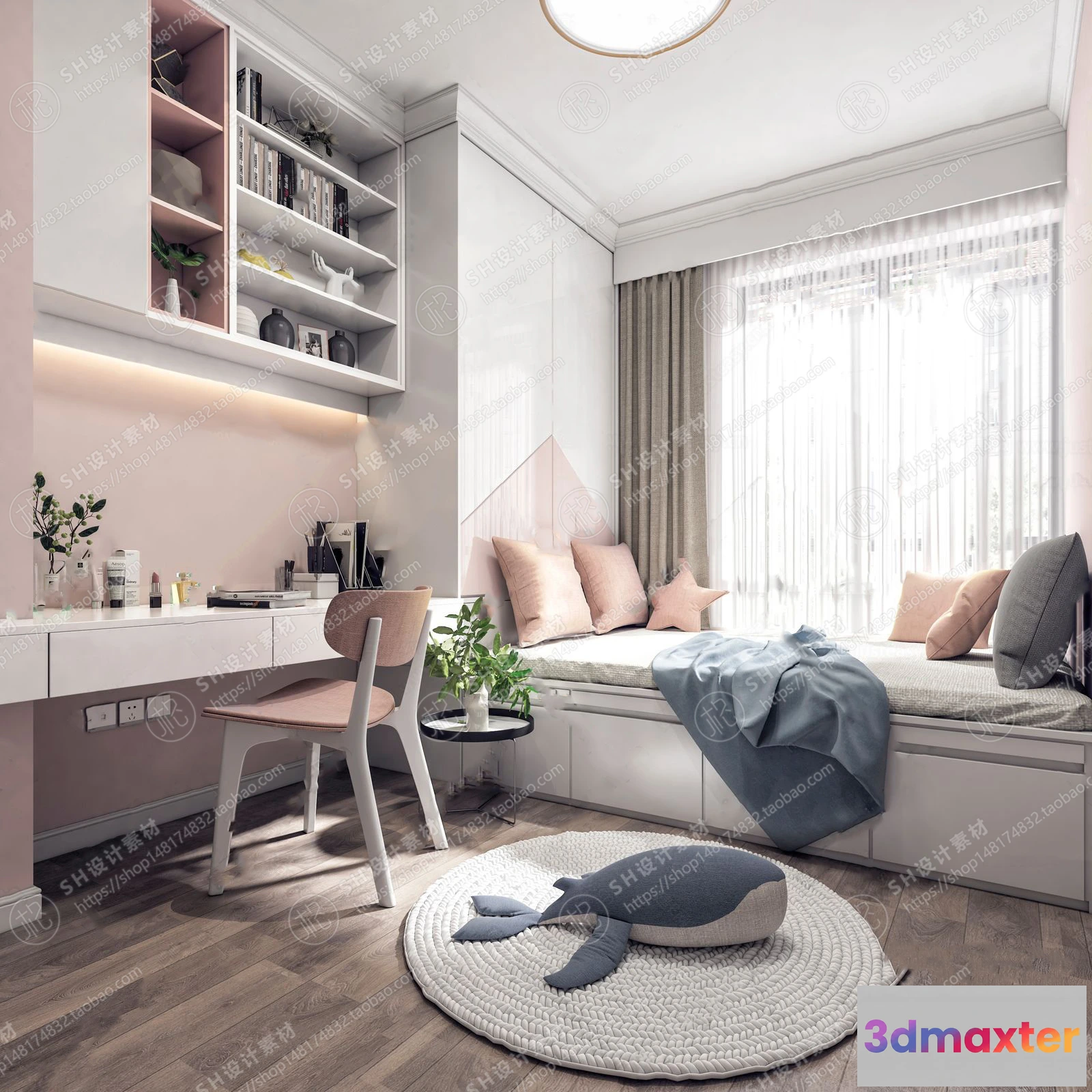 1114902 - CHILDREN ROOM 3D SCENES - VRAY RENDER - 54