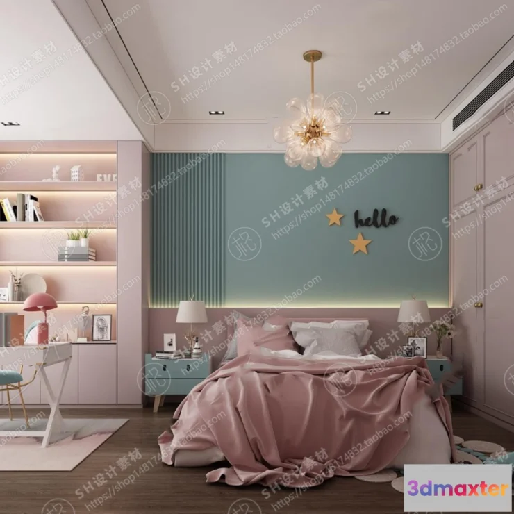 1114906 - CHILDREN ROOM 3D SCENES - VRAY RENDER - 56