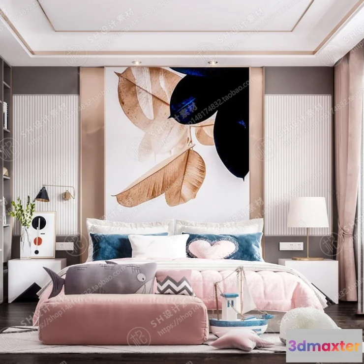 1114916 - CHILDREN ROOM 3D SCENES - VRAY RENDER - 61