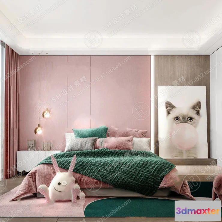 1114918 - CHILDREN ROOM 3D SCENES - VRAY RENDER - 62
