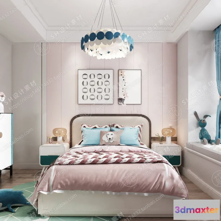 1114920 - CHILDREN ROOM 3D SCENES - VRAY RENDER - 63