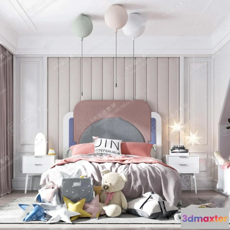 1114928 - CHILDREN ROOM 3D SCENES - VRAY RENDER - 67