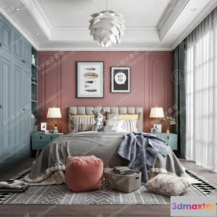 1114930 - CHILDREN ROOM 3D SCENES - VRAY RENDER - 68