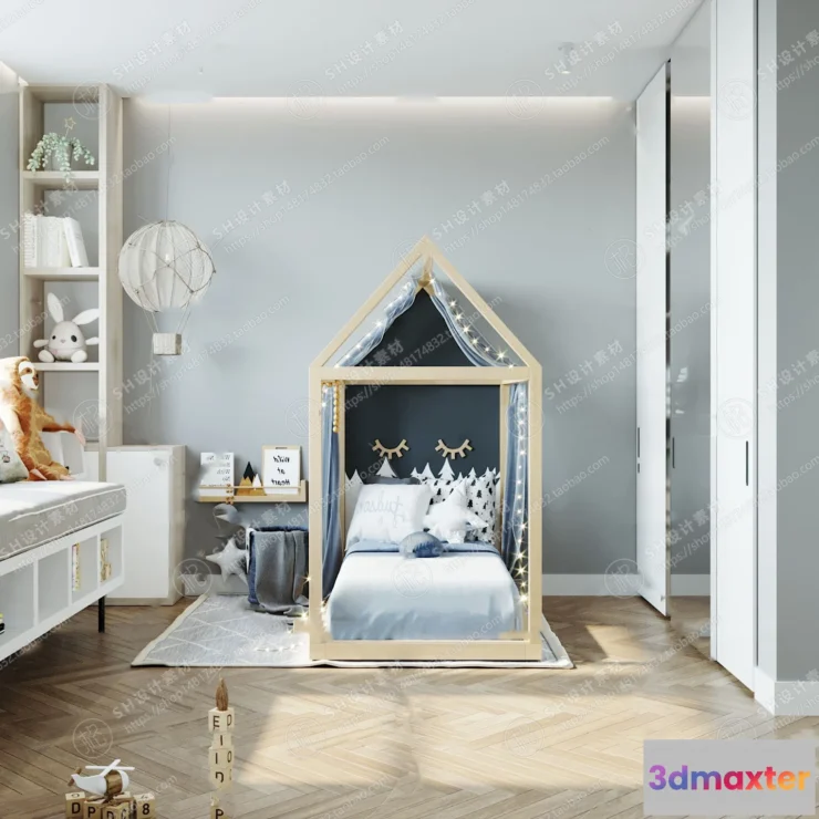 1114936 - CHILDREN ROOM 3D SCENES - VRAY RENDER - 71