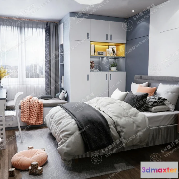 1114938 - CHILDREN ROOM 3D SCENES - VRAY RENDER - 72