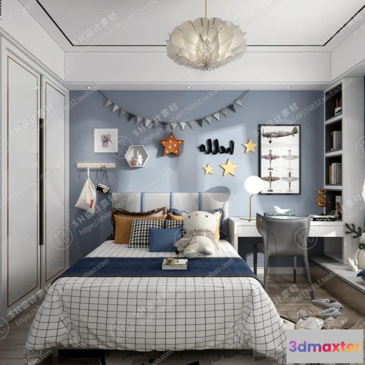 1114960 - CHILDREN ROOM 3D SCENES - VRAY RENDER - 83