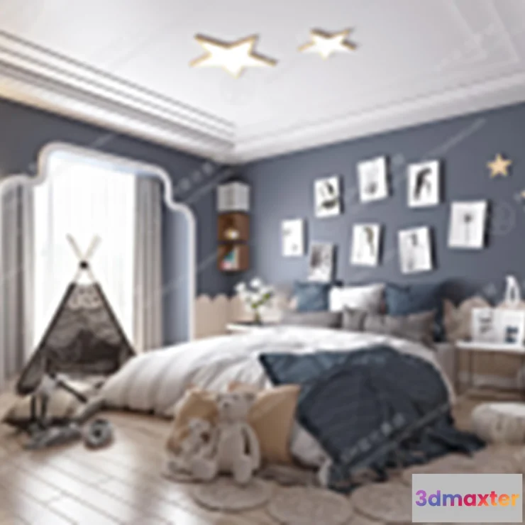 1114964 - CHILDREN ROOM 3D SCENES - VRAY RENDER - 85
