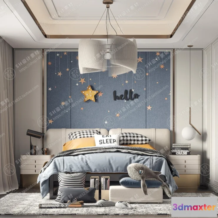 1114968 - CHILDREN ROOM 3D SCENES - VRAY RENDER - 87