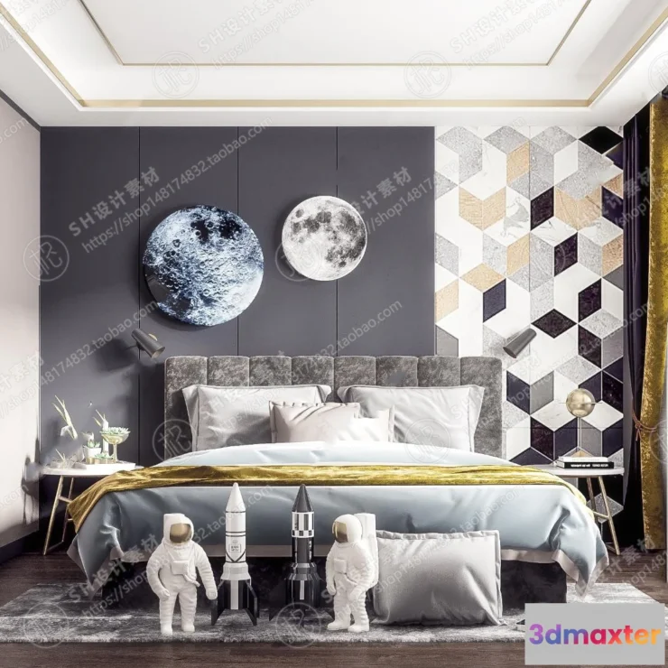 1114972 - CHILDREN ROOM 3D SCENES - VRAY RENDER - 89