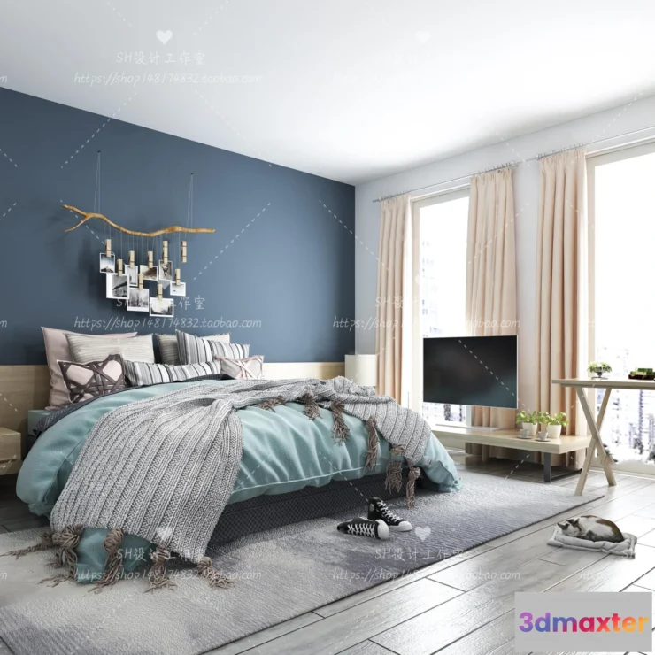 1115006 - CHILDREN ROOM 3D SCENES - VRAY RENDER - 106