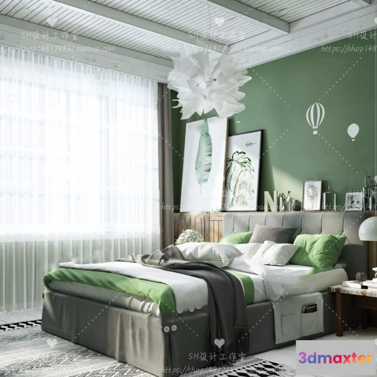 1115010 - CHILDREN ROOM 3D SCENES - VRAY RENDER - 108