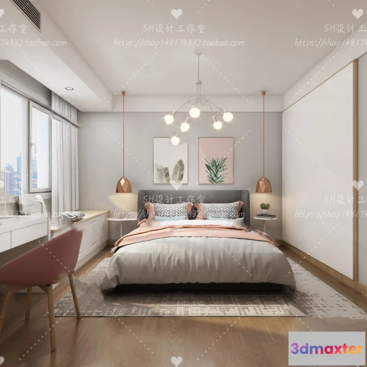 1115050 - CHILDREN ROOM 3D SCENES - VRAY RENDER - 128