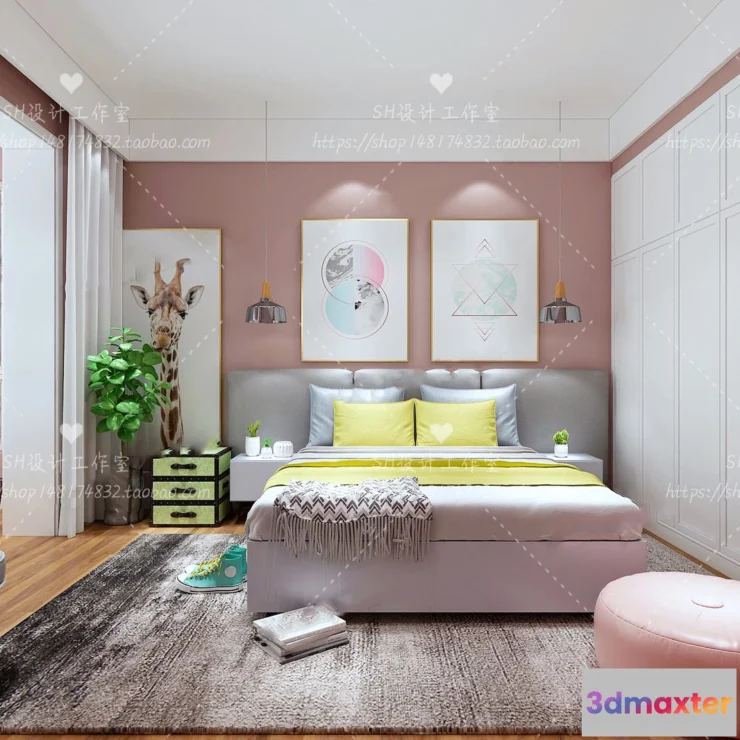 1115060 - CHILDREN ROOM 3D SCENES - VRAY RENDER - 133