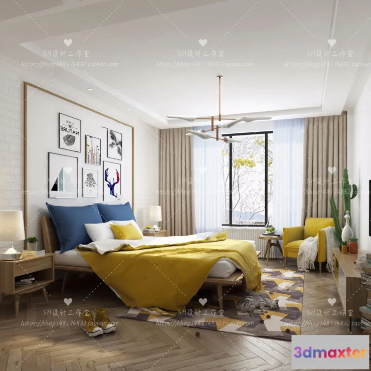 1115064 - CHILDREN ROOM 3D SCENES - VRAY RENDER - 135