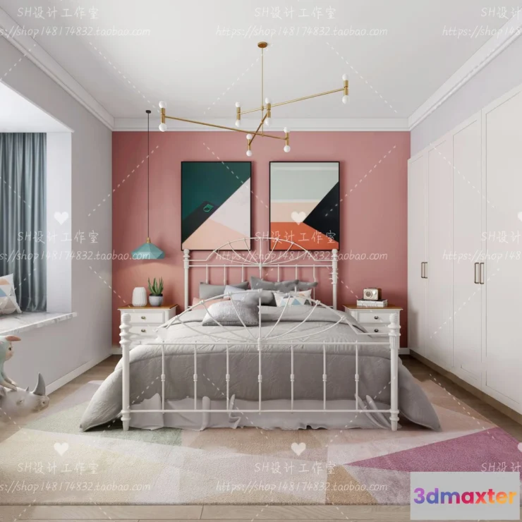 1115072 - CHILDREN ROOM 3D SCENES - VRAY RENDER - 139