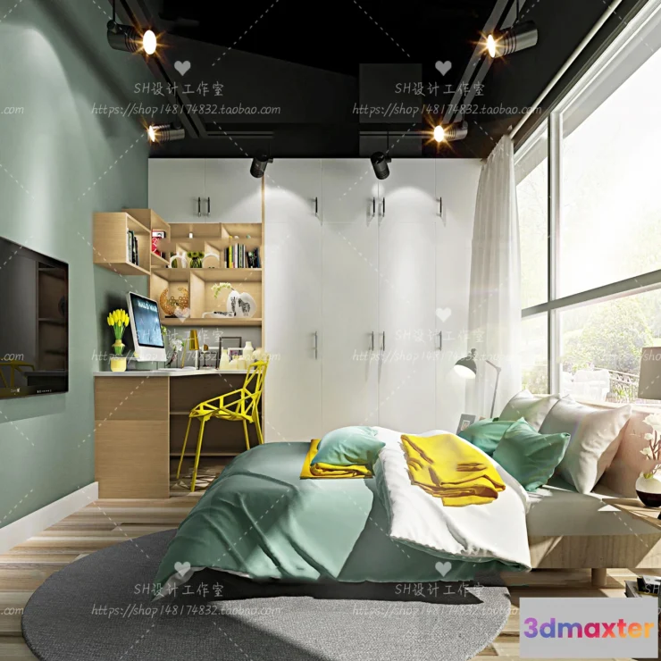 1115082 - CHILDREN ROOM 3D SCENES - VRAY RENDER - 144