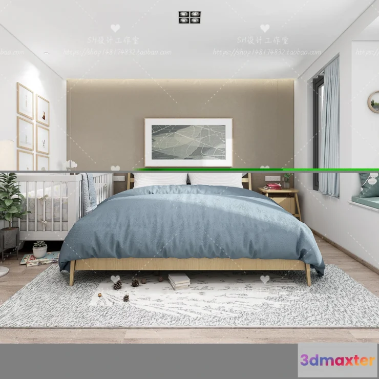 1115104 - CHILDREN ROOM 3D SCENES - VRAY RENDER - 155