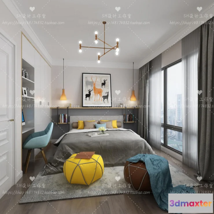 1115196 - CHILDREN ROOM 3D SCENES - VRAY RENDER - 201