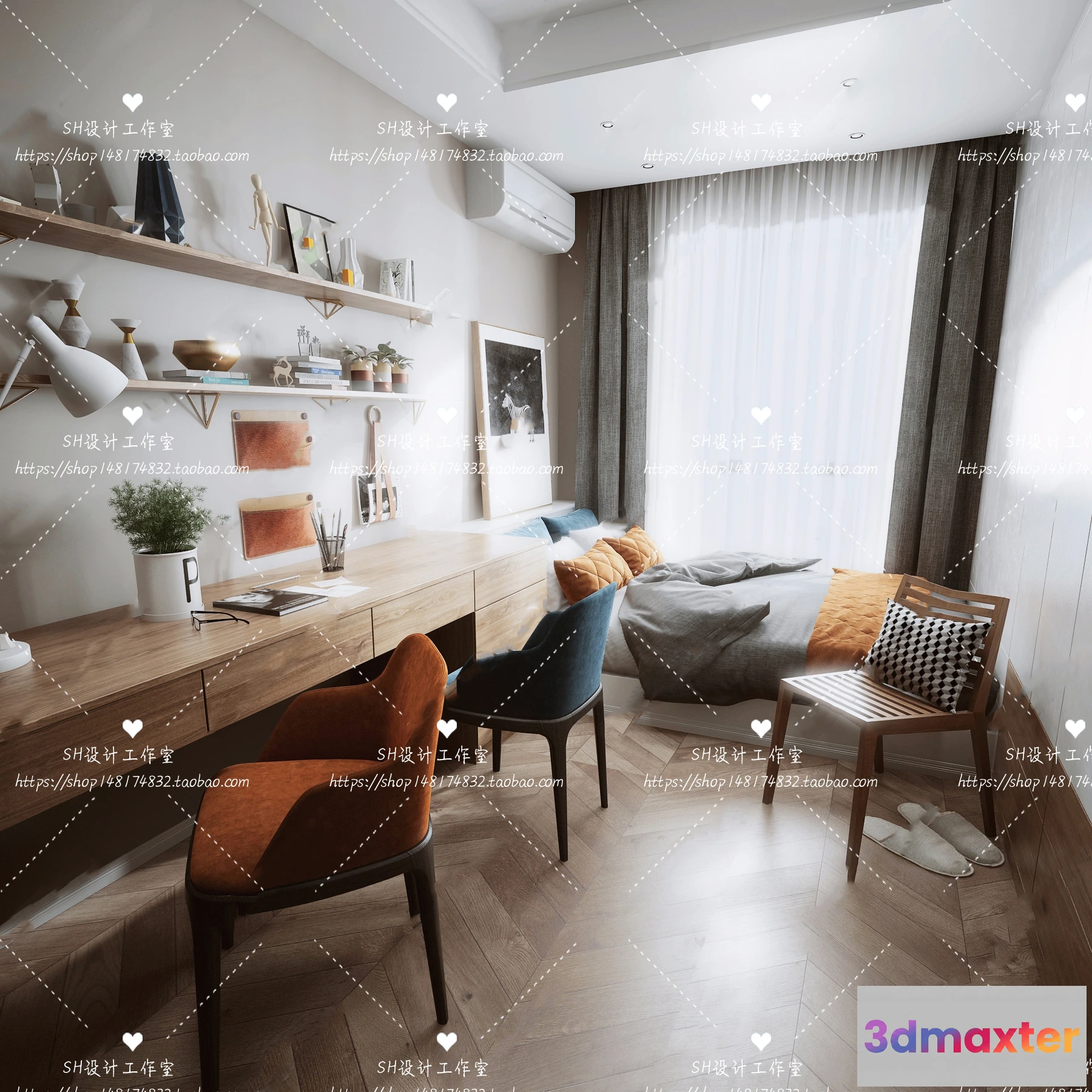 1115204 - CHILDREN ROOM 3D SCENES - VRAY RENDER - 205