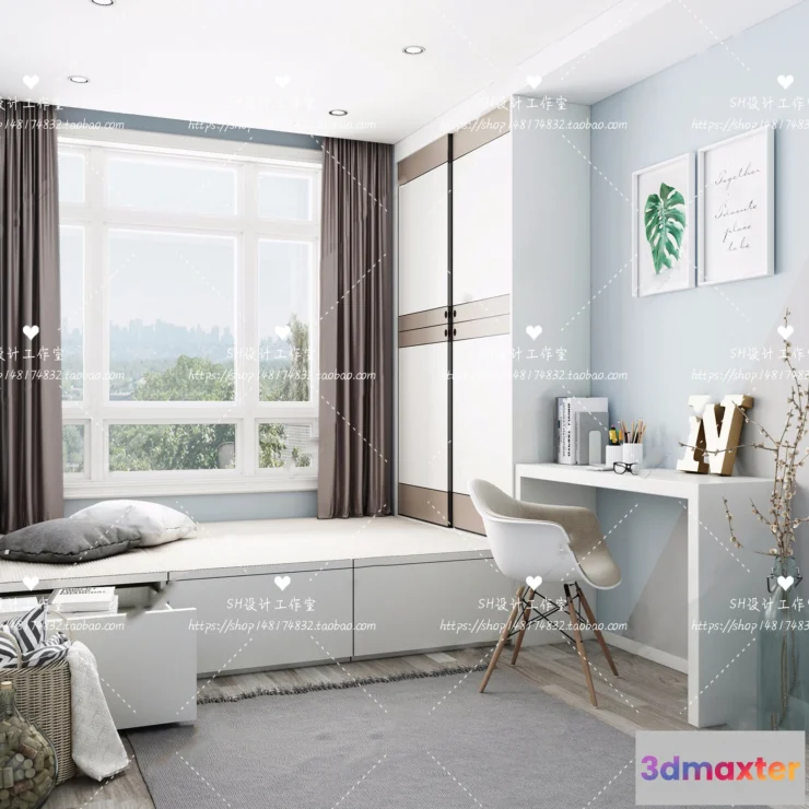 1115208 - CHILDREN ROOM 3D SCENES - VRAY RENDER - 207