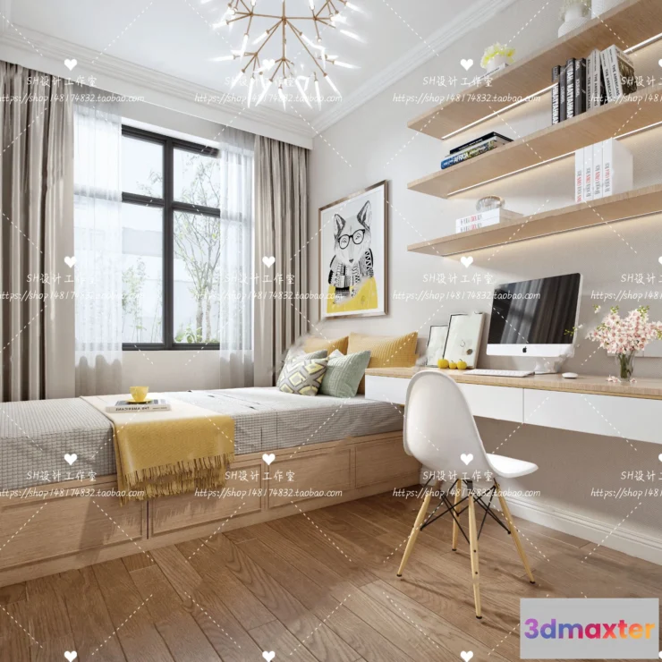 1115210 - CHILDREN ROOM 3D SCENES - VRAY RENDER - 208