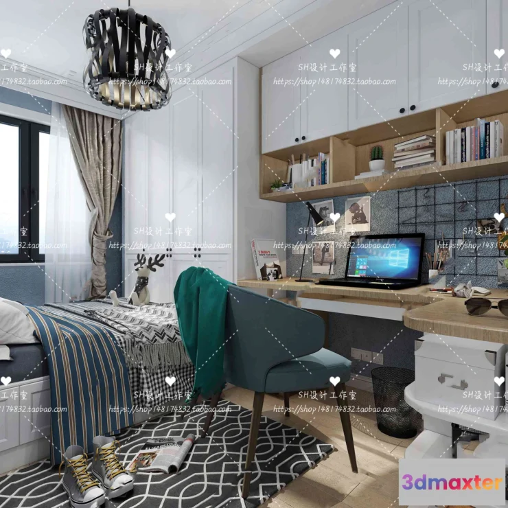 1115212 - CHILDREN ROOM 3D SCENES - VRAY RENDER - 209