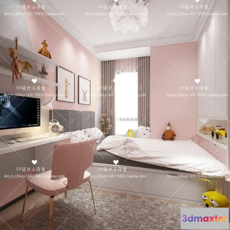 1115216 - CHILDREN ROOM 3D SCENES - VRAY RENDER - 211