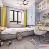 1115222 - CHILDREN ROOM 3D SCENES - VRAY RENDER - 214